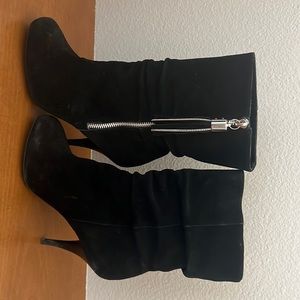 Michael Kors black Suede heel boots